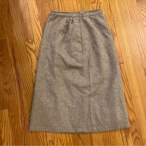 Tweed Vintage Herringbone Skirt
